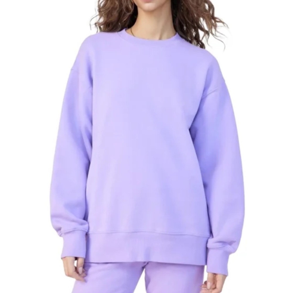 Aritzia TNA Fleece Crewneck Sweatshirt